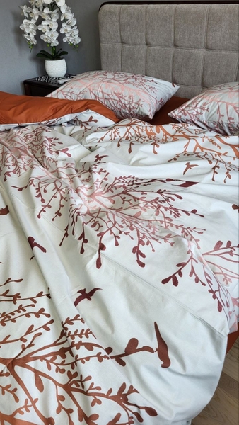 Комплект постельного белья Мираж терракот, cotton - изображение 14