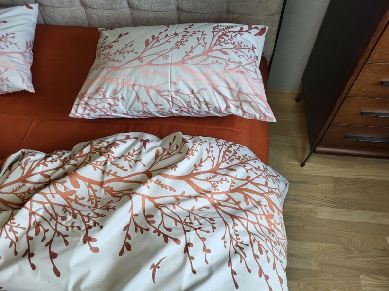 Комплект постельного белья Мираж терракот, cotton - изображение 18