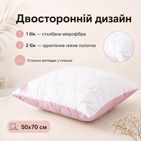 Набір подушок Soft IDEIA 50x70 см 2 шт, штучний пух, мікрофібра, двосторонні, м’які - зображення 4
