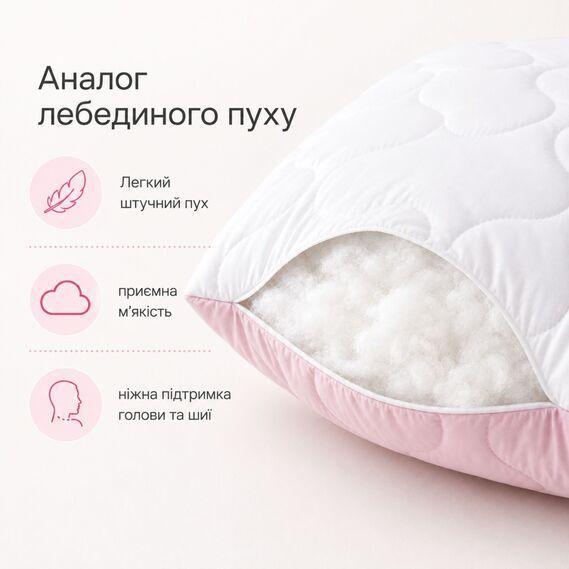 Набір подушок Soft IDEIA 50x70 см 2 шт, штучний пух, мікрофібра, двосторонні, м’які - зображення 5