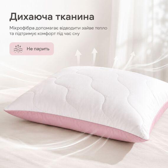 Набір подушок Soft IDEIA 50x70 см 2 шт, штучний пух, мікрофібра, двосторонні, м’які - зображення 7