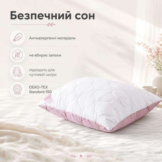 Набір подушок Soft IDEIA 50x70 см 2 шт, штучний пух, мікрофібра, двосторонні, м’які - зображення 8
