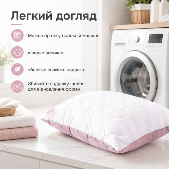 Набір подушок Soft IDEIA 50x70 см 2 шт, штучний пух, мікрофібра, двосторонні, м’які - зображення 9