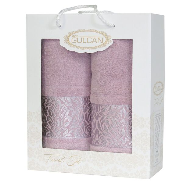 Набiр Gulcan Cotton 2 50x90/70x140 (Frower Ornament-2ка-Powder) - зображення 1