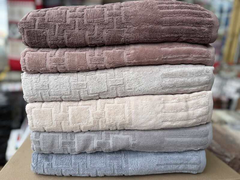 Набір з 6-ти жакардових банних рушників Piano, 70 x 140 см, 100 бавовна 550 гм2, ТМ Sikel - зображення 2