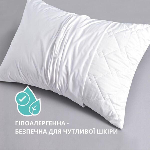 Наволочка непромокающая набор 10 шт 50 x 70 см на молнии дышащая Аква Стоп, белая, ТМ IDEIA - изображение 4