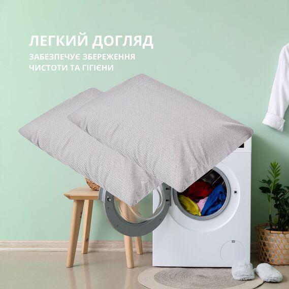 Набір наволочок IDEIA 2 шт на подушку 40x60 см ранфорс натуральна бавовна - зображення 5
