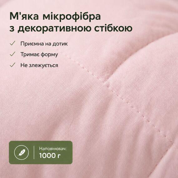 Набір подушок 2 шт 50x70 см IDEIA Nordic Eco, з переробленого волокна, рожеві - зображення 5