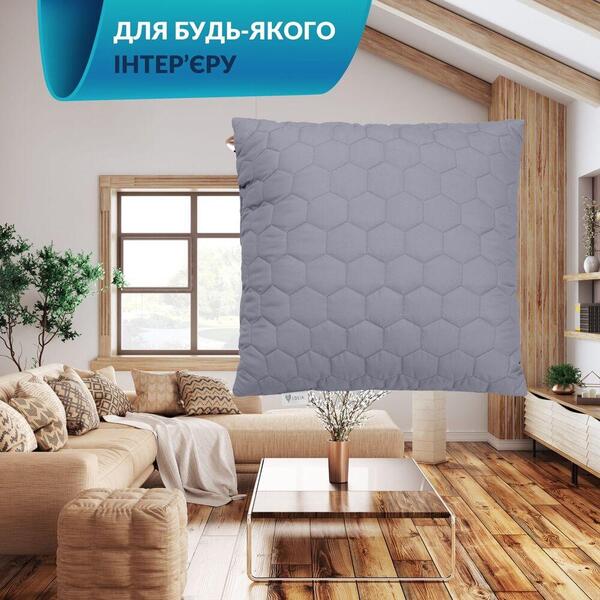 Набір декоративних подушок Silhouette, 50 x 50 см 2 шт, сірі, ТМ IDEIA - зображення 5
