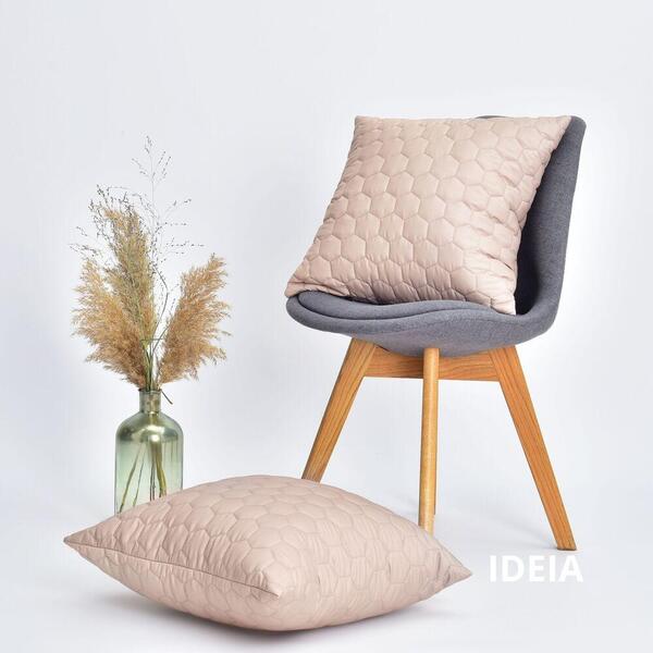 Набір подушок 2шт декоративних IDEIA Silhouette 50 x 50 беж - зображення 7
