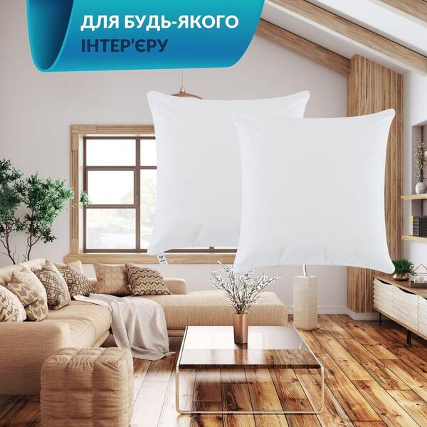 Набір подушок Bastard 45 x 45 2 шт, силікон, для декоративної наволочки, ТМ IDEIA - зображення 4