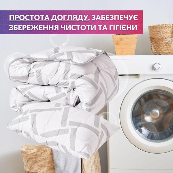 Набір полуторна ковдра 140 x 210 см та подушка 50 x 70 см, штучний лебединий пух, Elegantly ТМ IDEIA - зображення 8