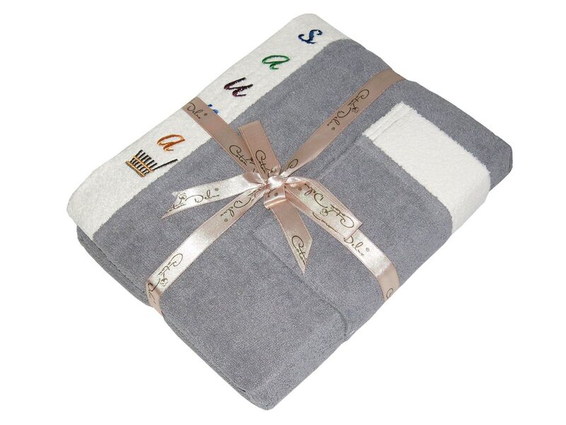 Набір сауна Gursan чоловічої (3 предмети) (men - cotton (3) - gray) - зображення 3