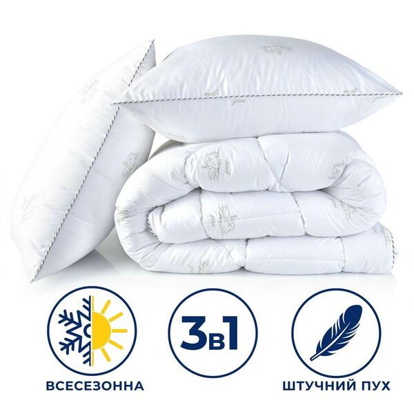 Набір SUPER SOFT Classic TM IDEIA ковдра 200 x 220 см + подушки 2 шт 50 x 70 см - зображення 9