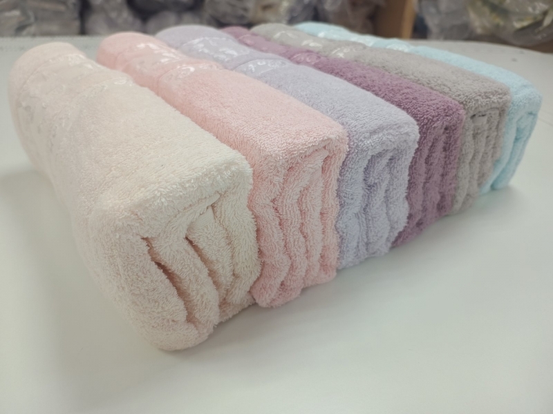 Набір з 2-х махрових рушників обличчя і баня VIP COTTON ECE, шампань - зображення 8