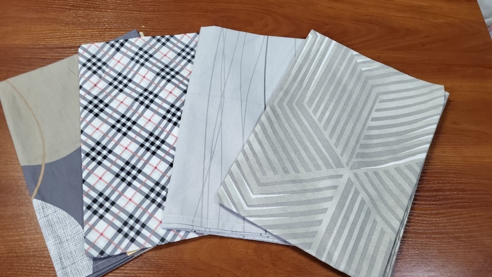 Набір наволочок 4 шт 50x70 см, мікс 189 4 дизайну, 100 бавовна - зображення 1
