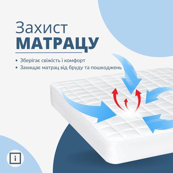 Наматрасник SleepDream 90 x 200 x 35 см с бортом по периметру, сверхплотный, ТМ IDEIA - изображение 2