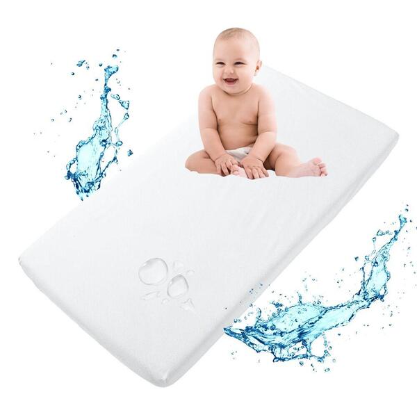 Наматрасник детский Aqua Stop с бортом ТM PAPAELLA 60 x 120 x 15 см - изображение 2