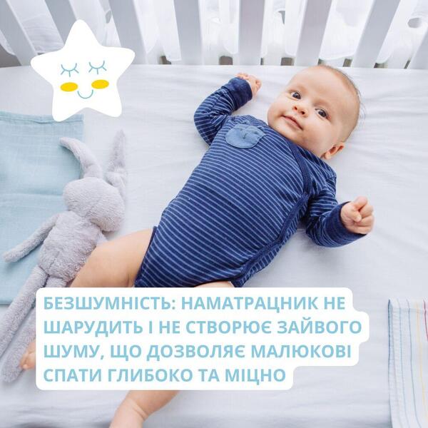 Наматрасник детский Aqua Stop с бортом ТM PAPAELLA 60 x 120 x 15 см - изображение 4