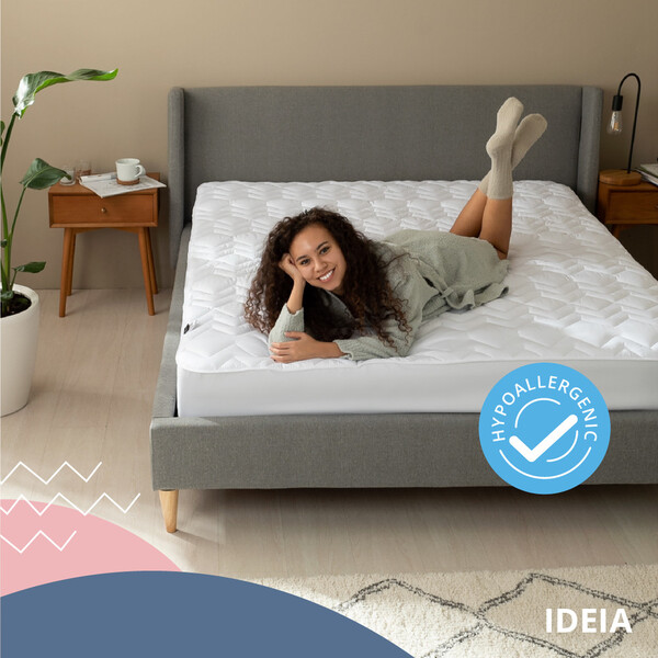 Наматрасник NORDIC COMFORT 80 x 190 x 35 см TM IDEIA пл 150 с бортом по периметру - изображение 10