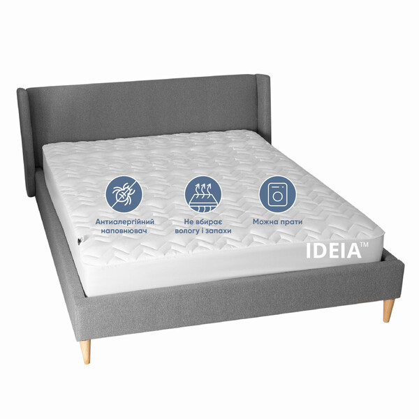 Наматрасник NORDIC СOMFORT LUXE 120 x 200 x 35 см ТМ IDEIA с бортом - изображение 5