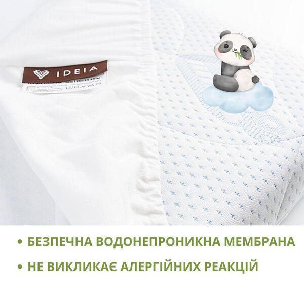 Наматрацник водонепроникний Aqua Stop Bamboo з бортом ТM PAPAELLA 60 x 120 см - зображення 4