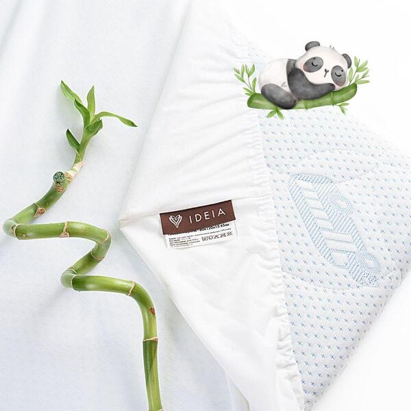 Наматрацник водонепроникний Aqua Stop Bamboo з бортом ТM PAPAELLA 60 x 120 см - зображення 5
