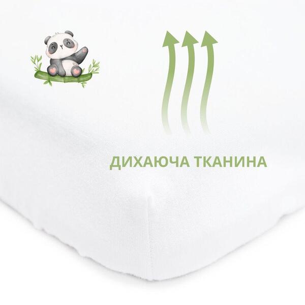 Наматрацник водонепроникний Aqua Stop Bamboo з бортом ТM PAPAELLA 60 x 120 см - зображення 8