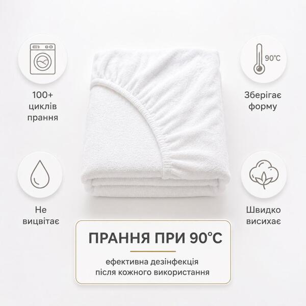 Наматрацник Aqua Stop з бортом по периметру TM IDEIA 120 x 200 x 23 см - зображення 2