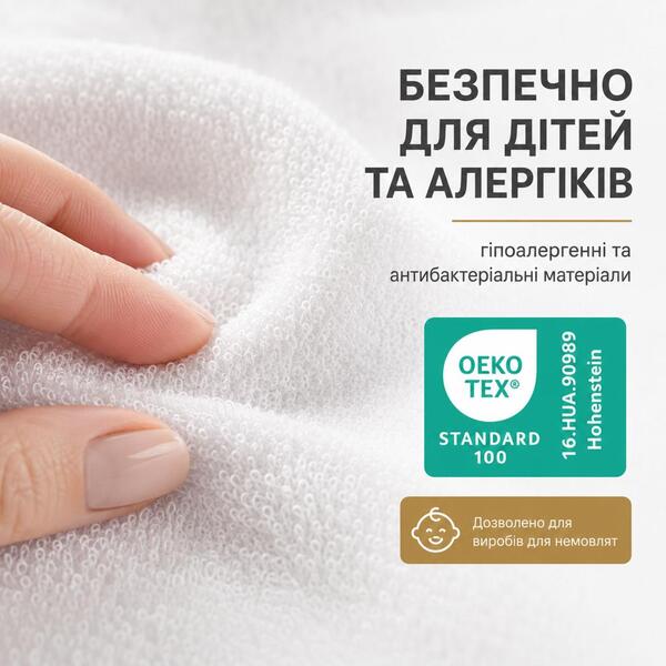 Наматрацник Aqua Stop з бортом по периметру TM IDEIA 120 x 200 x 23 см - зображення 6