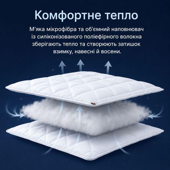 Одеяло Comfort всесезонное IDEIA, 200x220 см евро, плотность 300 гм - изображение 4