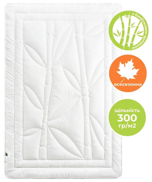 Одеяло Bamboo 175 x 210 см с бамбуковым наполнителем всесезонное TM IDEIA - изображение 1