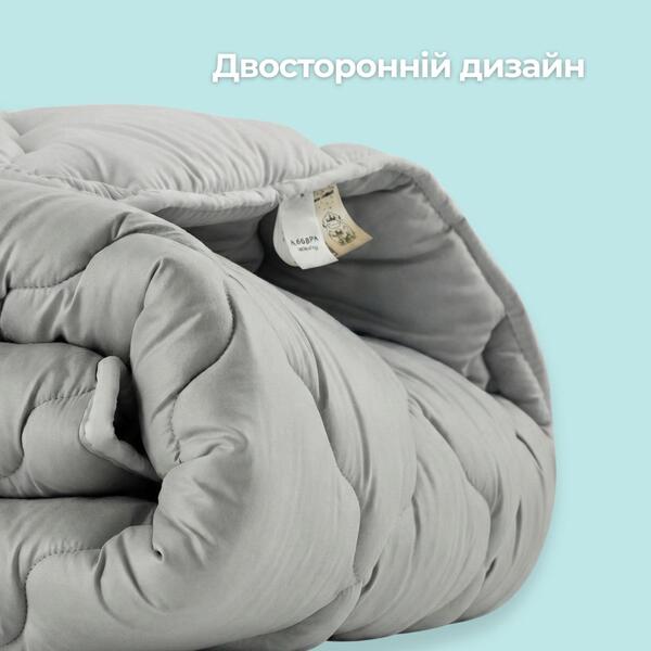 Одеяло детское Woolly PAPAELLA, 100x135 см, шерстяное, зимнее, светло-серое, в кроватку - изображение 3