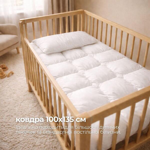Одеяло детское в кроватку Soft PAPAELLA, 100 x 135 см, искусственный пух, антиаллергенное, супер мягкое, теплое, бла - изображение 15