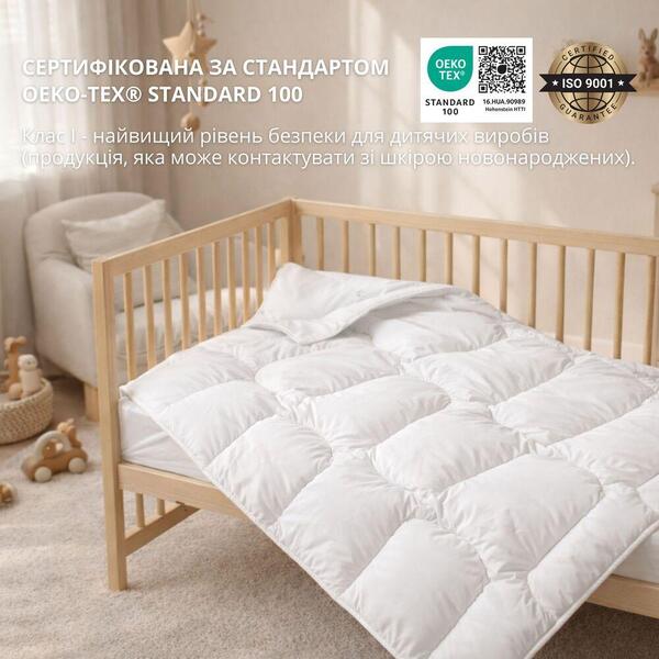 Одеяло детское в кроватку Soft PAPAELLA, 100 x 135 см, искусственный пух, антиаллергенное, супер мягкое, теплое, бла - изображение 17