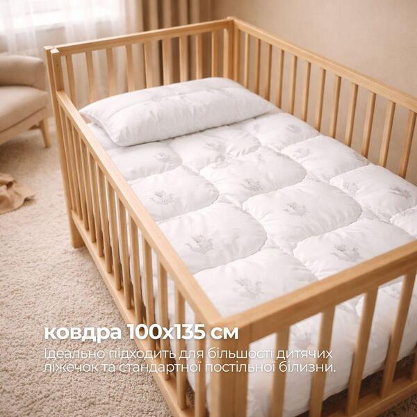 Одеяло детское Soft PAPAELLA, 100 x 135 см, в кроватку, искусственный пух, антиаллергенное, супер мягкое, теплое, принт - изображение 19