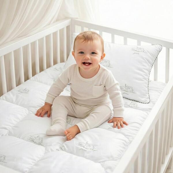 Одеяло детское Soft PAPAELLA, 100 x 135 см, в кроватку, искусственный пух, антиаллергенное, супер мягкое, теплое, принт - изображение 8