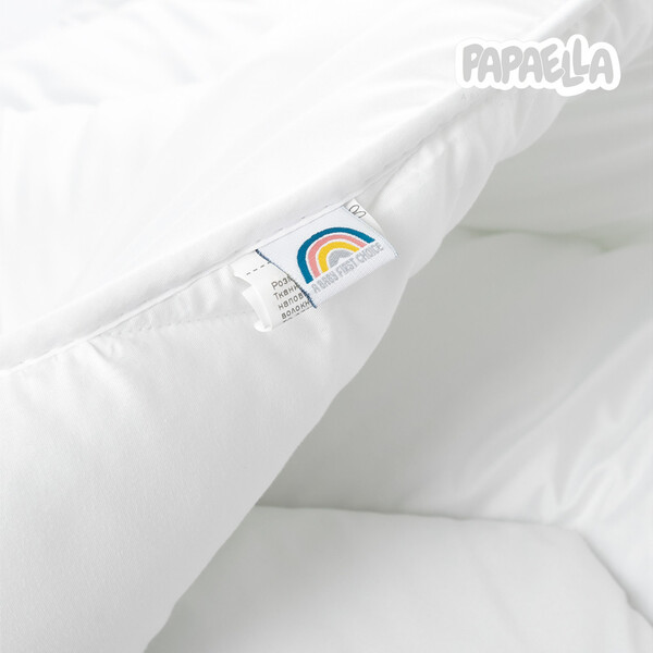 Одеяло детское 100 x 135 см в кроватку, зигзаг белое, Comfort ТM PAPAELLA - изображение 8