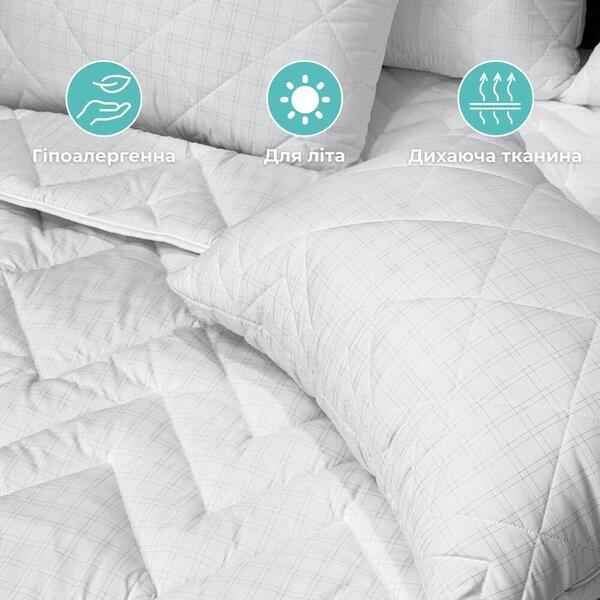 Одеяло летнее Antistatic Sleep IDEIA, 140 x 210 см, гипоаллергенное, антистатическая ткань - изображение 9