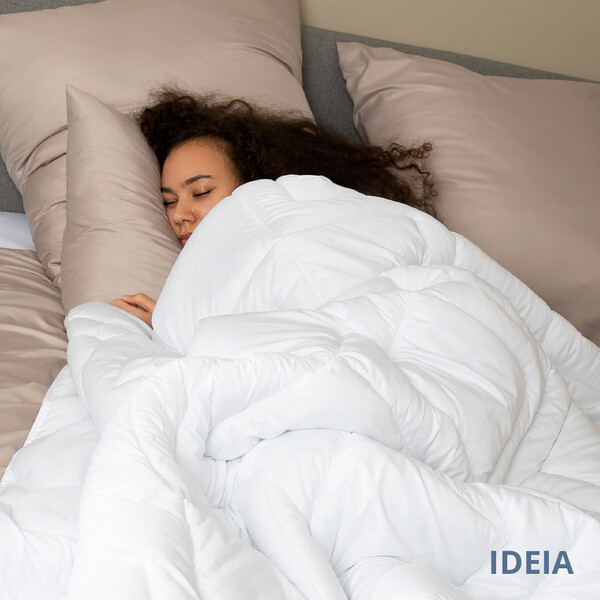 Одеяло NORDIC COMFORT всесезонное ТМ IDEIA 155 x 210 см белое - изображение 9