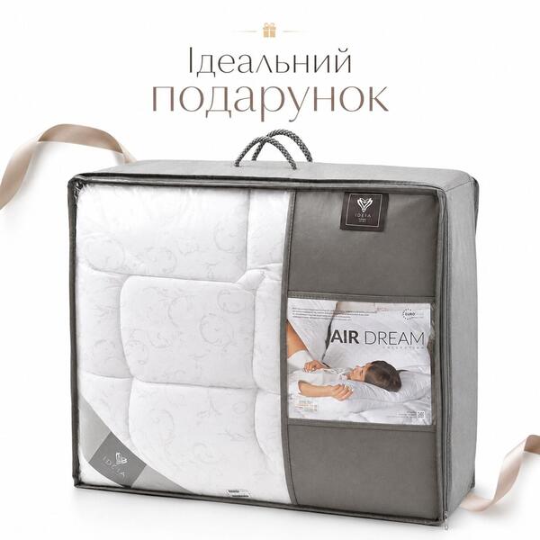 Ковдра полуторна 140 x 210 см 4 сезони ЗИМА - ЛІТО антиалергенна тепла TM IDEIA біла - зображення 6