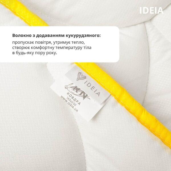 Ковдра ПОПКОРН зимова ТМ IDEIA 200 x 220 см з кукурудзяним наповнювачем біла - зображення 6