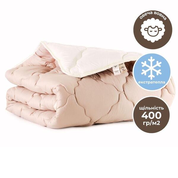 Одеяло зимнее шерстяное Woolly 155 x 210 см, овечья шерсть, теплое, ТМ IDEIA - изображение 2