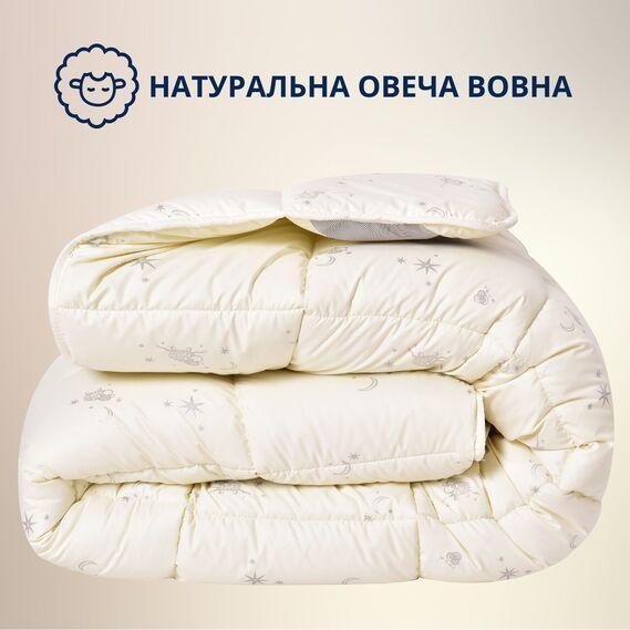 Одеяло шерстяное зимнее Sei Design Cashmere Premium 200x220 см, натуральная овечья шерсть и силикон 300 гм2, теплое - изображение 3