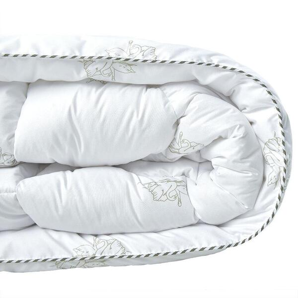 Одеяло Super Soft Classic аналог лебяжьего пуха всесезонное TM IDEIA 175 x 210 см - изображение 2