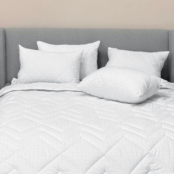 Одеяло всесезонное Antistatic Sleep, 140 x 210 см, полуторное, антистатическая ткань, гипоаллергенное, ТМ  IDEIA - изображение 21