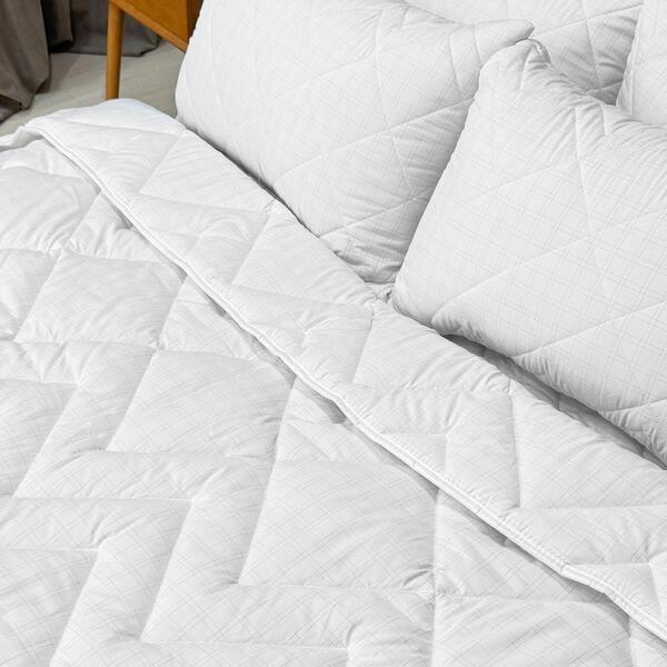 Одеяло всесезонное Antistatic Sleep, 155 x 210 см, полуторное, антистатическая ткань, гипоаллергенное, ТМ  IDEIA - изображение 22