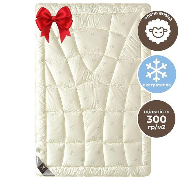 Ковдра Wool Classic вовняна всесезонна 175 x 210 - зображення 1