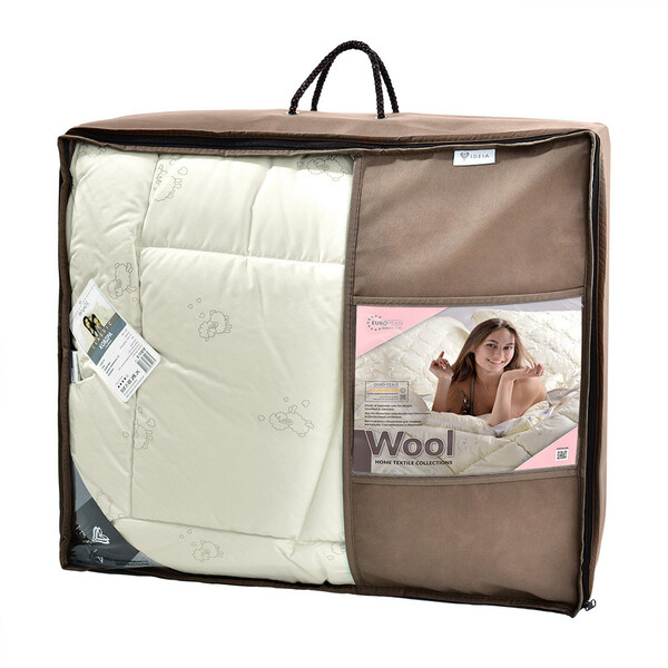 Ковдра Wool Classic вовняна всесезонна 175 x 210 - зображення 8