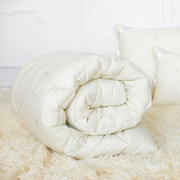 Одеяло Wool Classic 140 x 210 см шерстяное зимнее TM IDEIA  - изображение 9